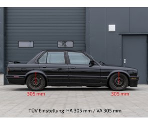 TA Technix Gewindefahrwerk Deep  härteverstellbar für BMW 316i Typ E30 (Limousine) 